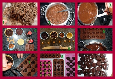 cioccolatini fatti in casa
